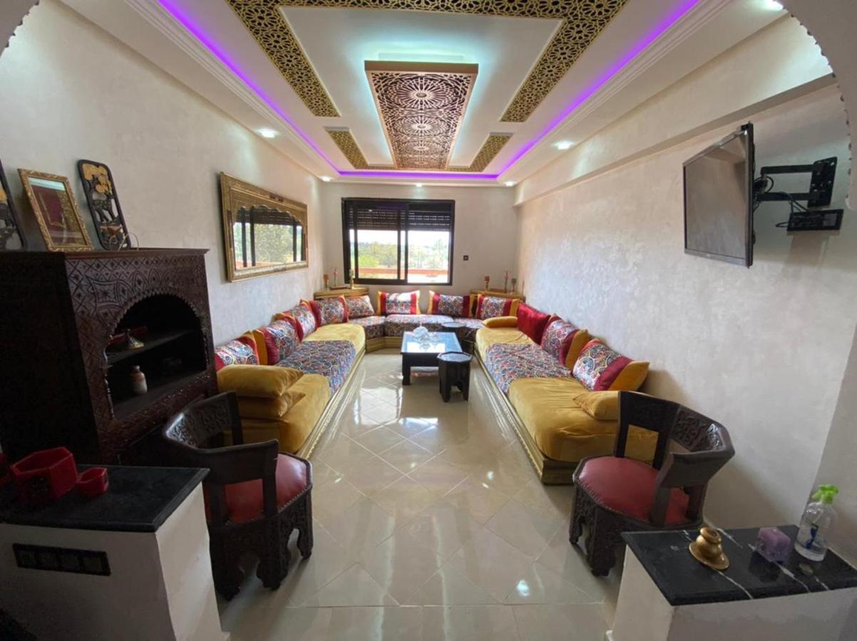 Charmant Logement Avec Parking Residenciel Sans Piscine Leilighet Marrakesh Eksteriør bilde